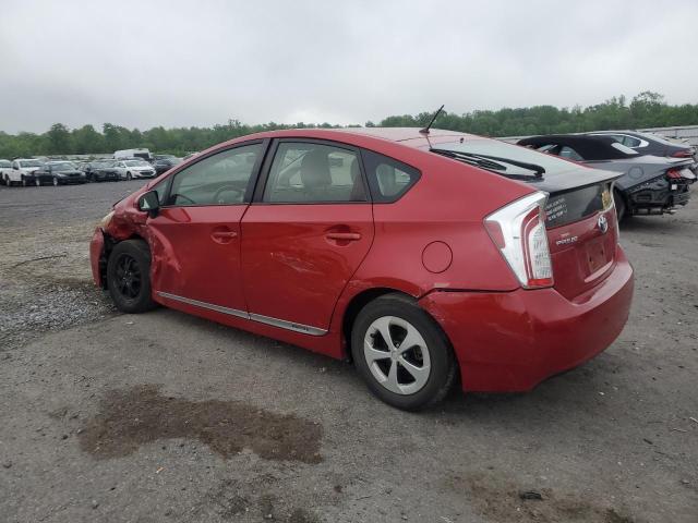 Hatchbacks TOYOTA PRIUS 2012 Red