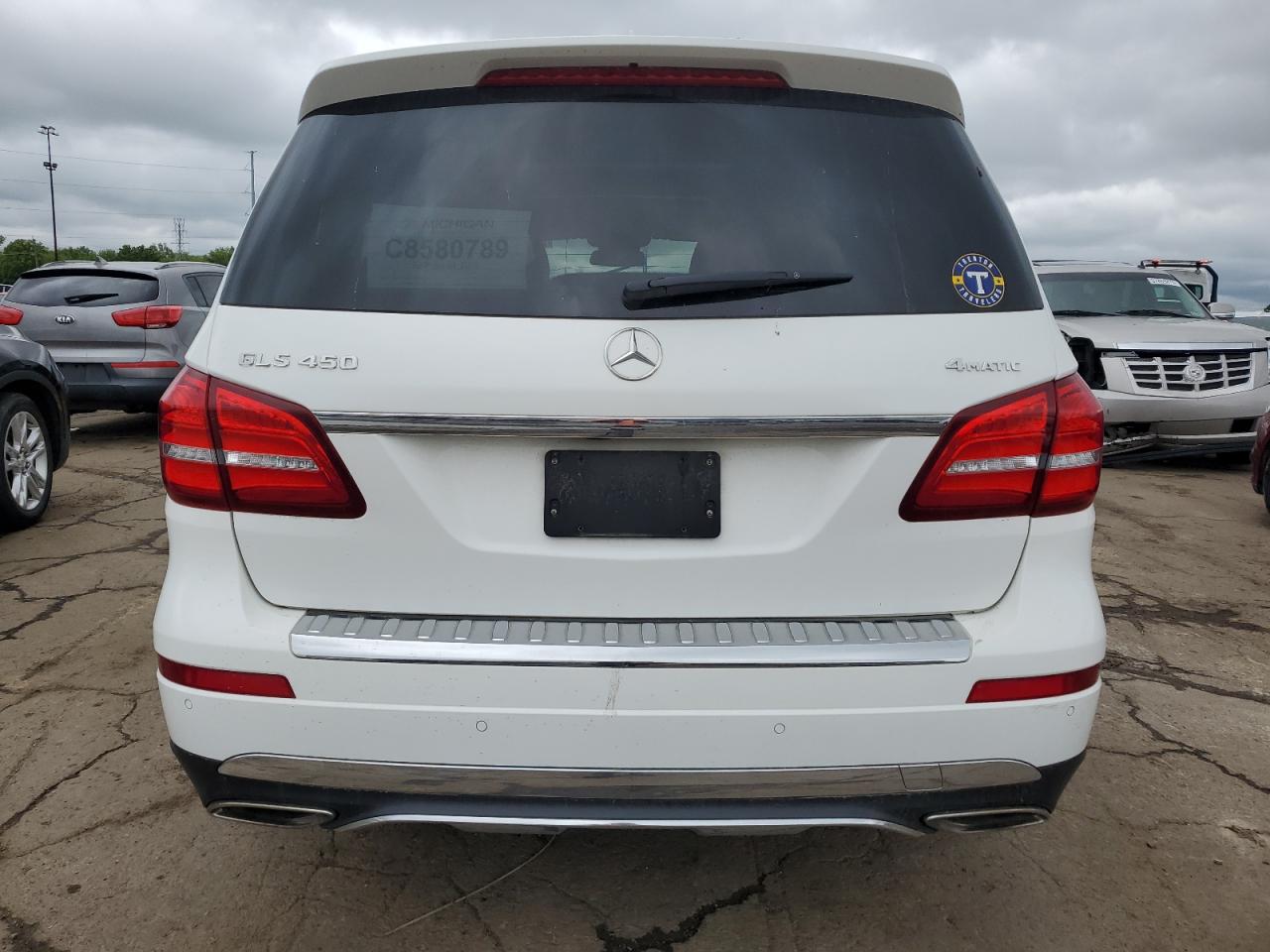2018 Mercedes-Benz Gls 450 4Matic VIN: 4JGDF6EE3JB177571 Lot: 57039835
