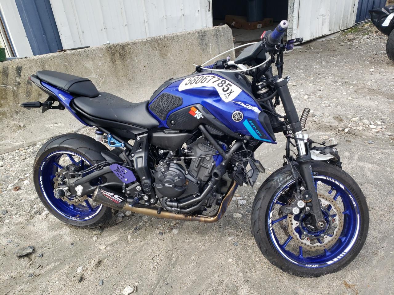 2023 Yamaha Mt07 na sprzedaż w West Warren, MA - Front End