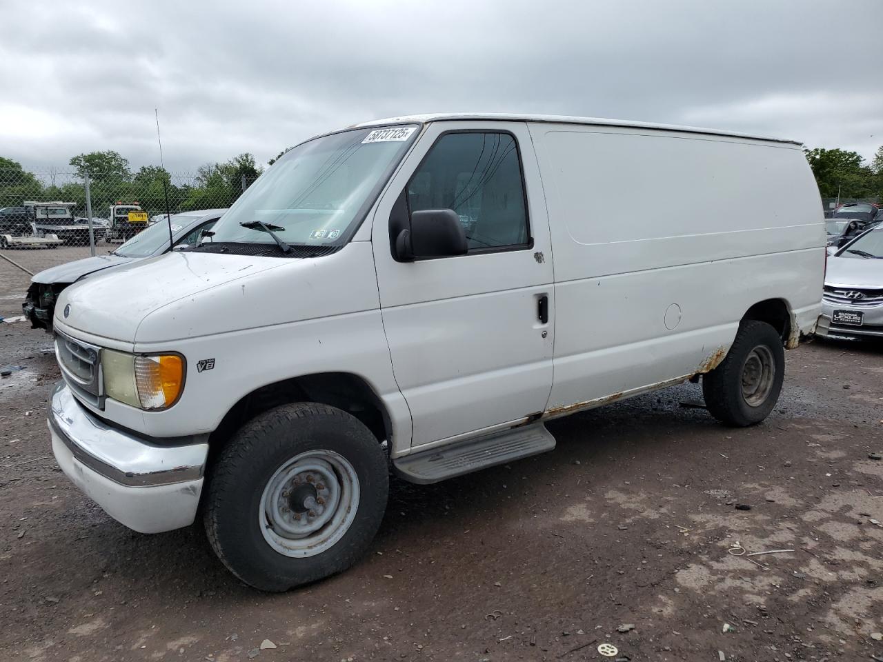2002 Ford Econoline E250 Van de vânzare în Chalfont, PA - Rear End