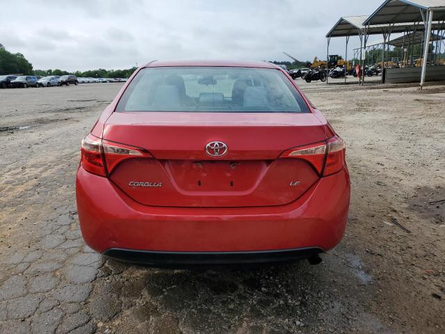  TOYOTA COROLLA 2018 Czerwony