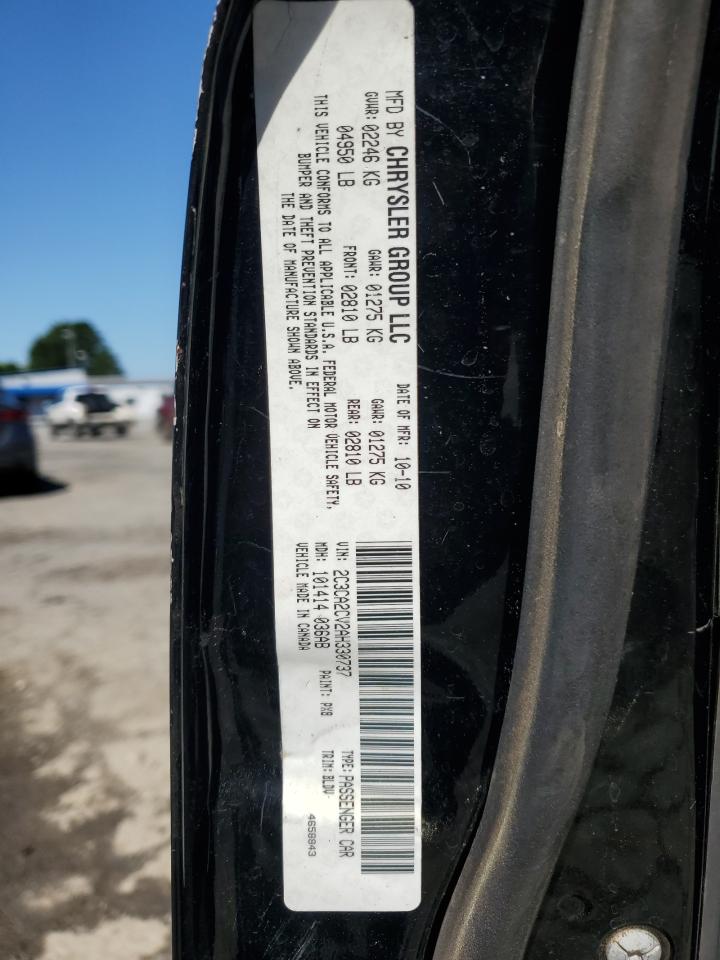 2010 Chrysler 300 S VIN: 2C3CA2CV2AH330737 Lot: 56546955