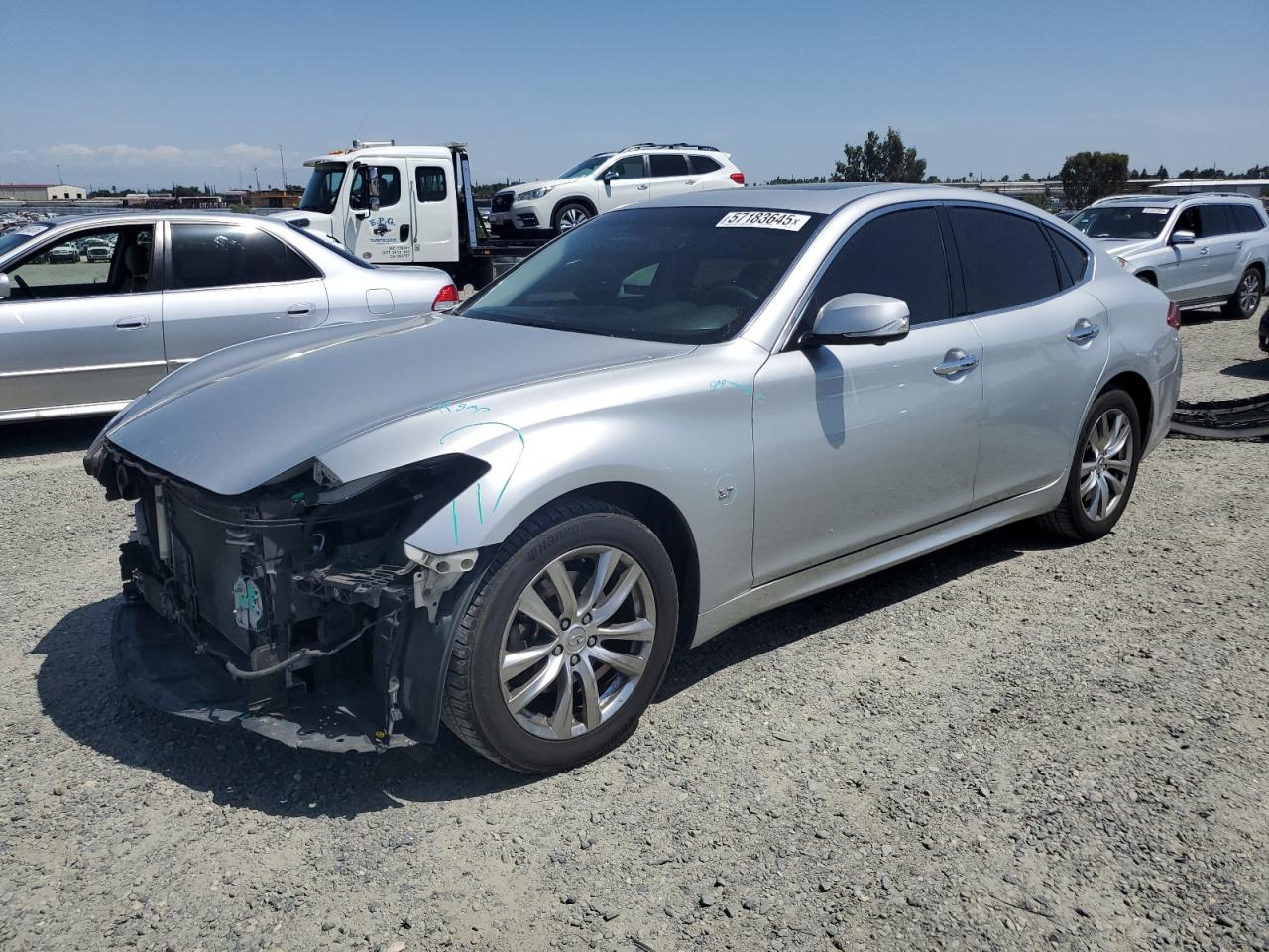 2017 Infiniti Q70 3.7 იყიდება Antelope-ში, CA - Front End