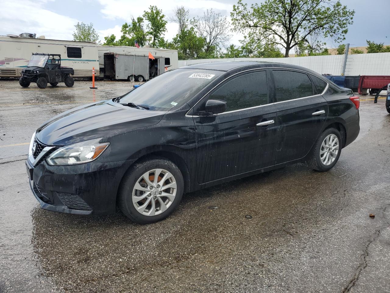 2019 Nissan Sentra S de vânzare în Bridgeton, MO - Burn - Interior