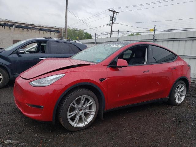  TESLA MODEL Y 2021 Czerwony