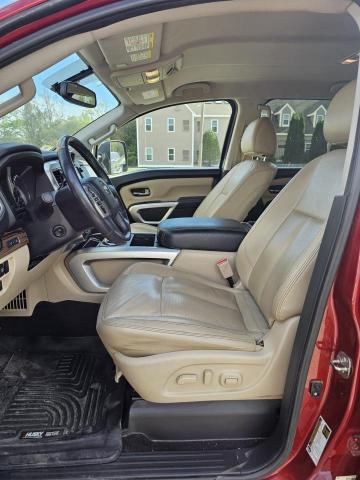 Pickups NISSAN TITAN 2016 Burgundy