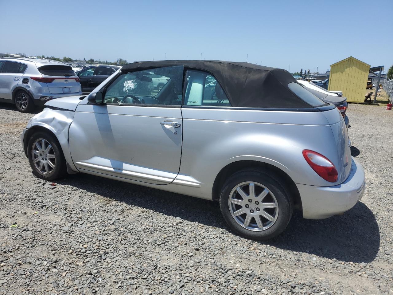 2007 Chrysler Pt Cruiser Touring silver cabrio gas 3C3JY55E57T588588 photo #3
