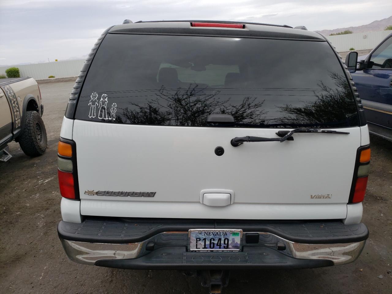 2006 Chevrolet Suburban K1500 VIN: 1GNFK16Z76J167997 Lot: 57702025