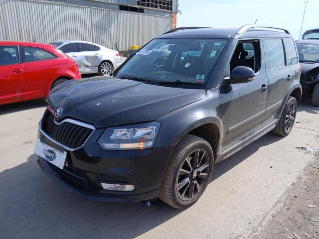 2014 SKODA YETI BLACK for sale at Copart PETERLEE