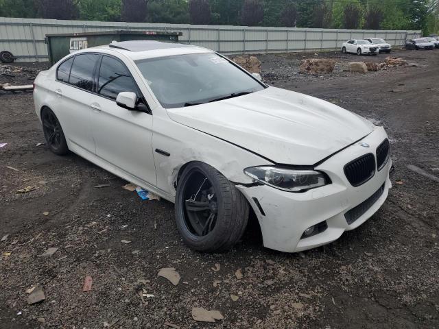  BMW 5 SERIES 2015 White