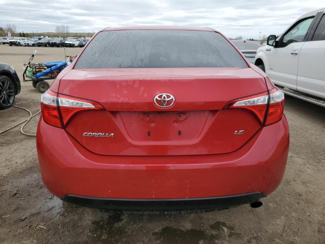 Sedans TOYOTA COROLLA 2014 Czerwony