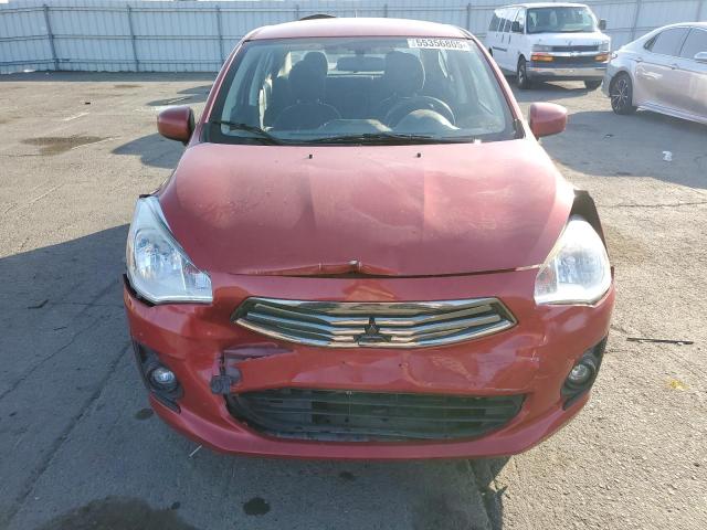  MITSUBISHI MIRAGE 2017 Красный