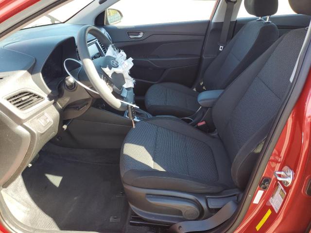 HYUNDAI ACCENT 2018 Czerwony