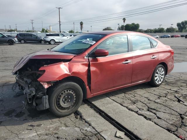  NISSAN SENTRA 2016 Красный