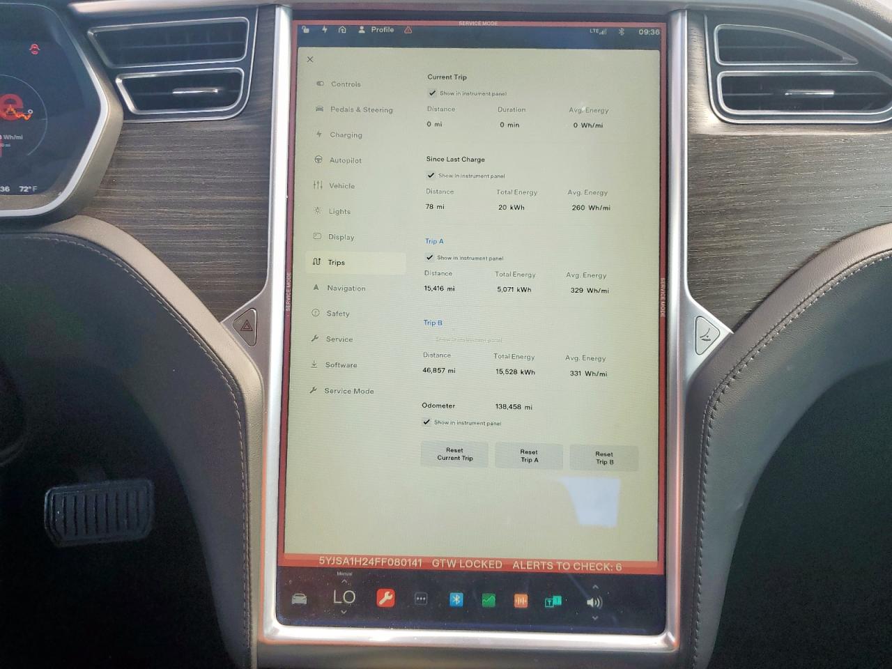 2015 Tesla Model S 85D VIN: 5YJSA1H24FF080141 Lot: 56708125