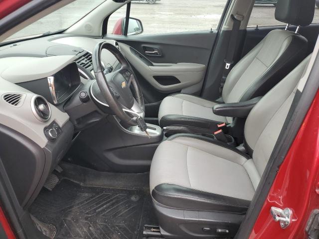  CHEVROLET TRAX 2015 Czerwony