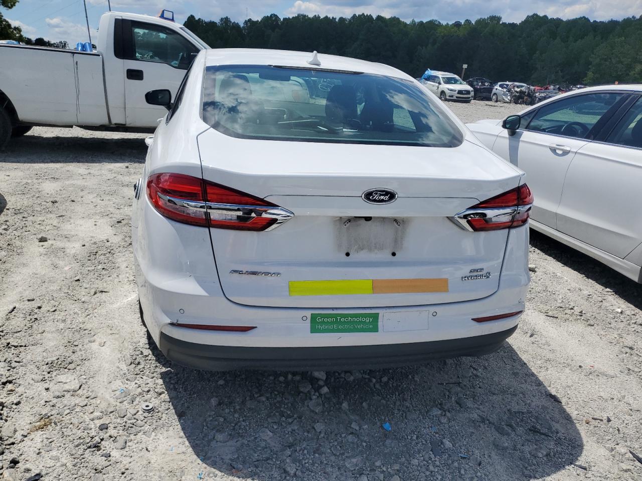 2019 Ford Fusion Se VIN: 3FA6P0LU8KR124823 Lot: 54031825