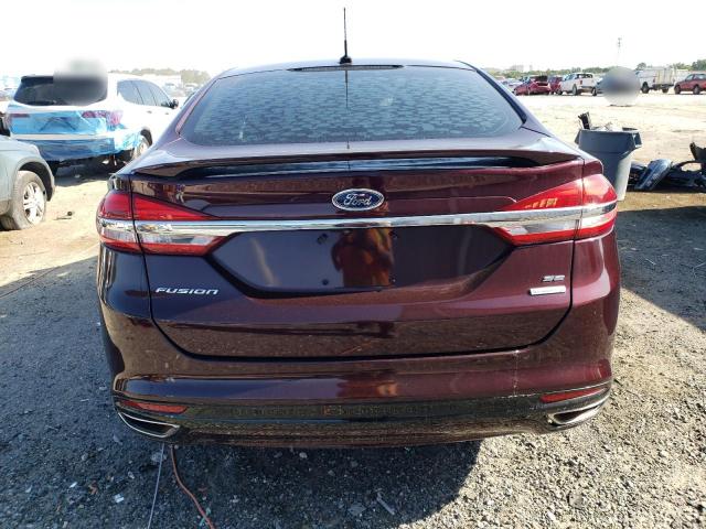 Sedans FORD FUSION 2017 Burgundy