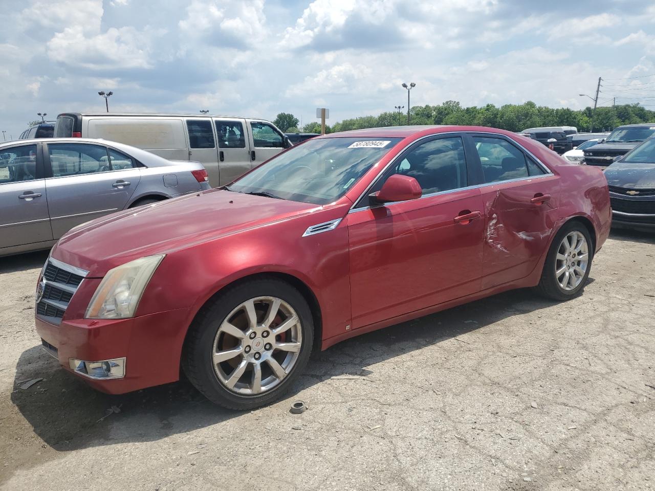 2008 Cadillac Cts Hi Feature V6 на продаже в Indianapolis, IN - Side
