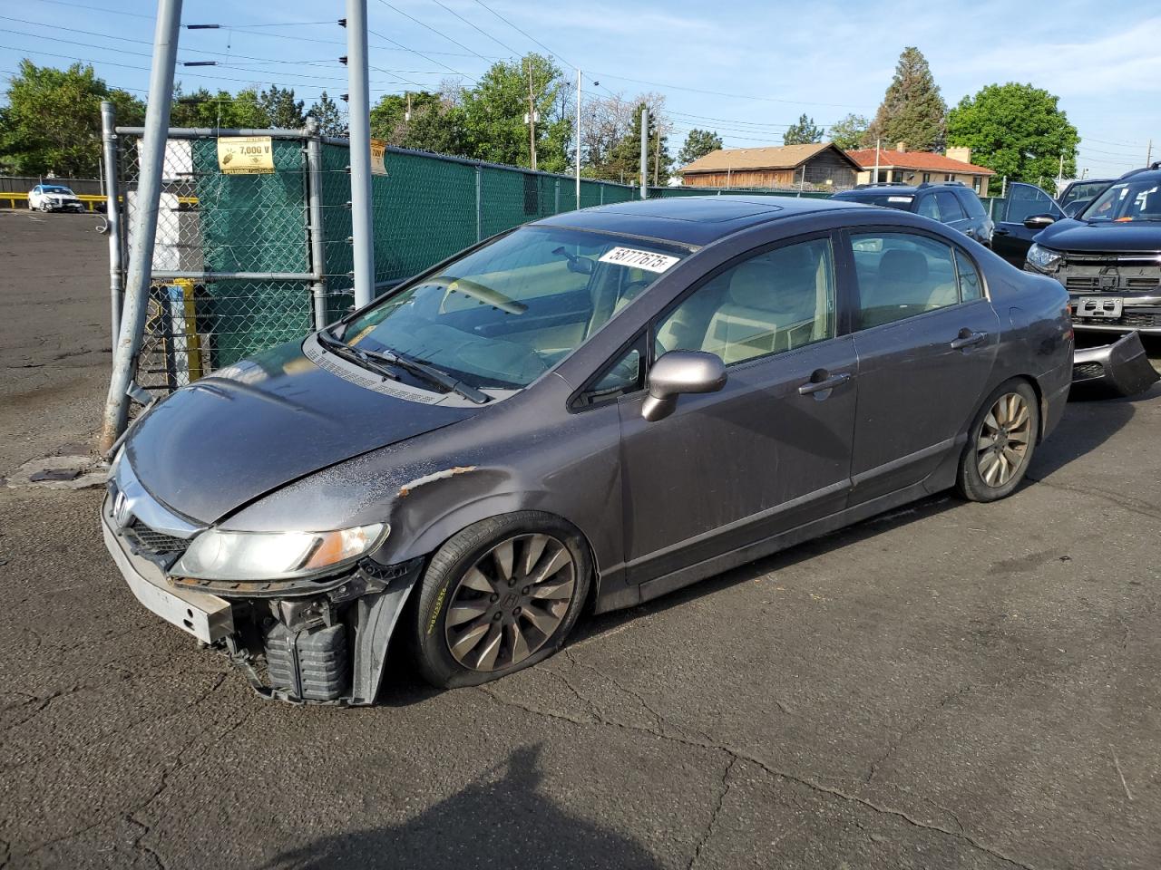 2009 Honda Civic Ex на продаже в Denver, CO - Front End