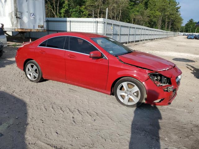 Sedans MERCEDES-BENZ CLA-CLASS 2015 Red