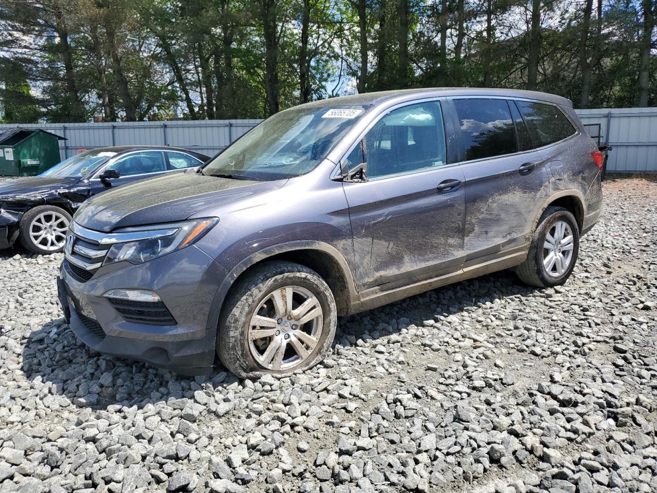 2018 Honda Pilot Lx продається в Windsor, NJ - Side