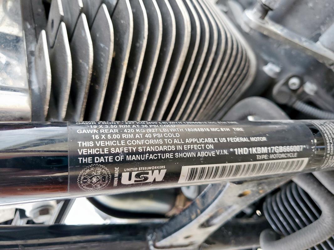 undisplay HARLEY-DAVIDSON FL 2016 Оранжевий