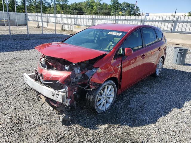  TOYOTA PRIUS 2013 Красный