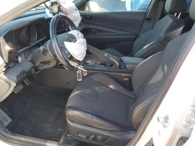  HYUNDAI ELANTRA 2021 Белый