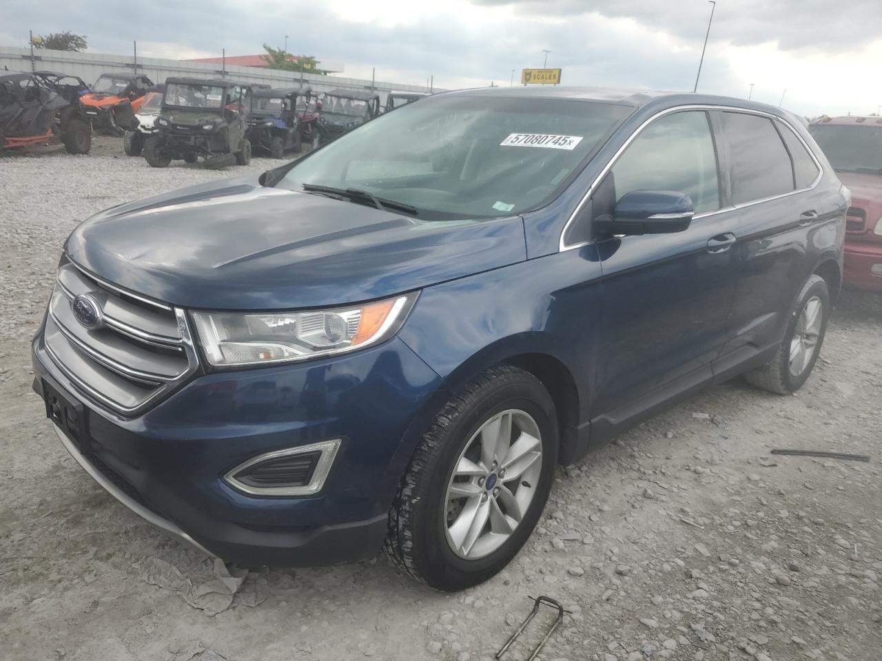 2017 Ford Edge Sel للبيع في Cahokia Heights، IL - Hail