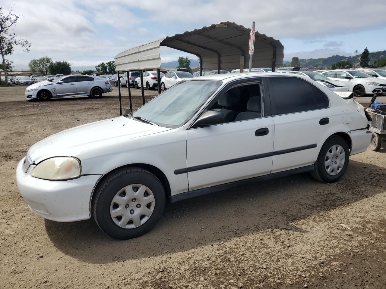 2000 Honda Civic Lx იყიდება San Martin-ში, CA - Rear End