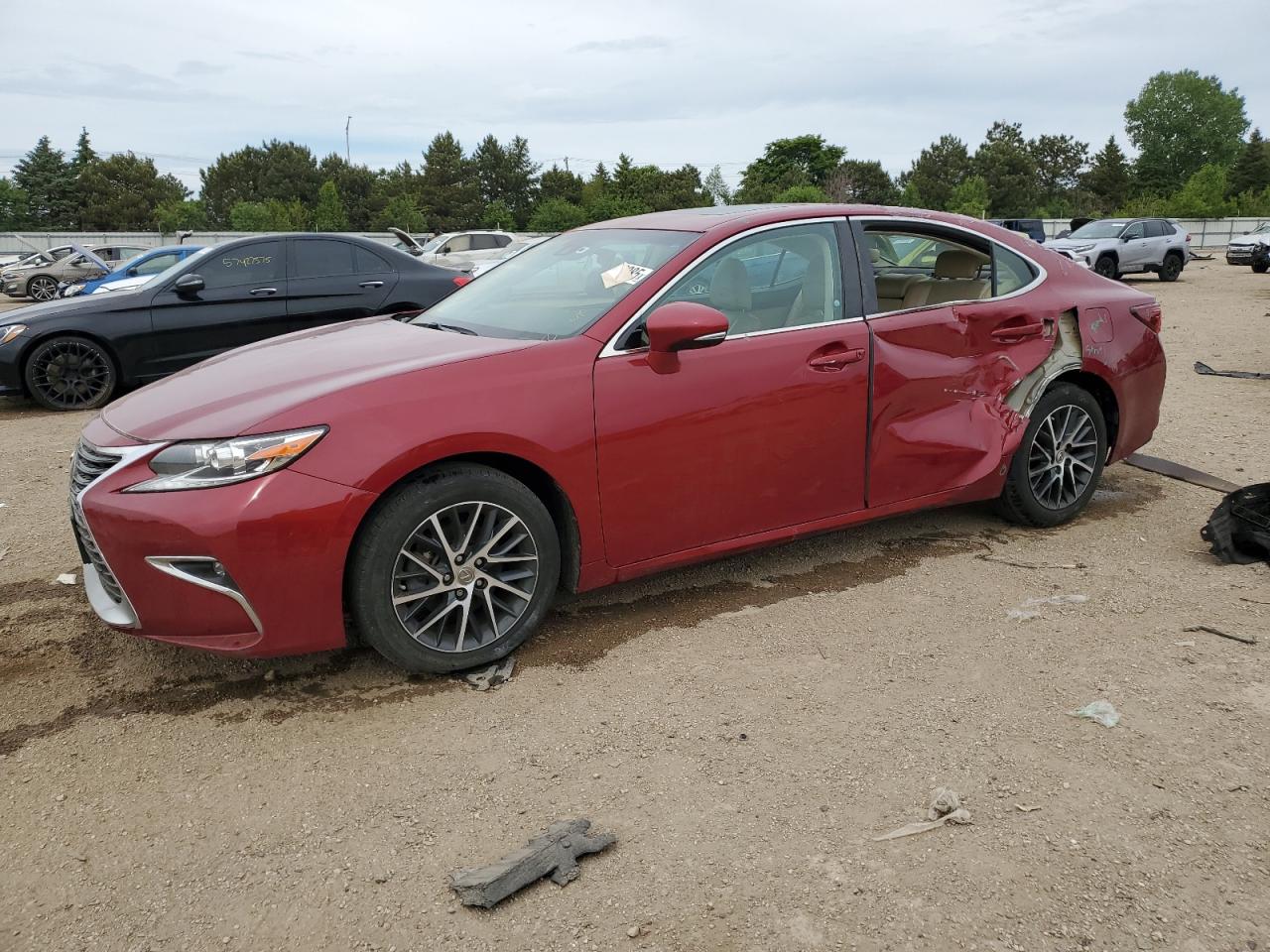 2016 Lexus Es 350 na sprzedaż w Elgin, IL - Side