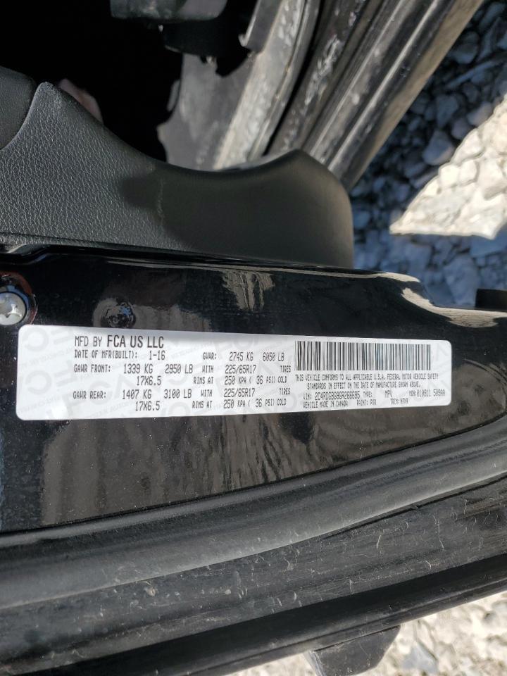 2016 Dodge Grand Caravan Se VIN: 2C4RDGBG9GR266695 Lot: 56201955