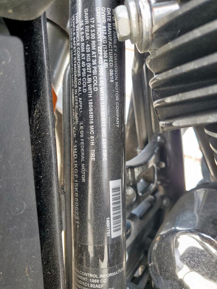 2019 Harley-Davidson Fltru VIN: 1HD1KGF15KB606231 Lot: 56924605
