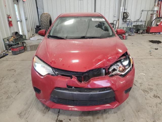  TOYOTA COROLLA 2016 Czerwony