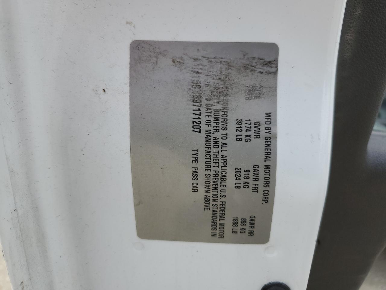 2009 Chevrolet Cobalt Lt VIN: 1G1AT58H897171207 Lot: 58120235