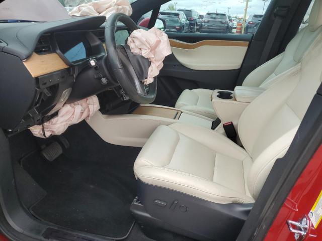  TESLA MODEL X 2020 Красный