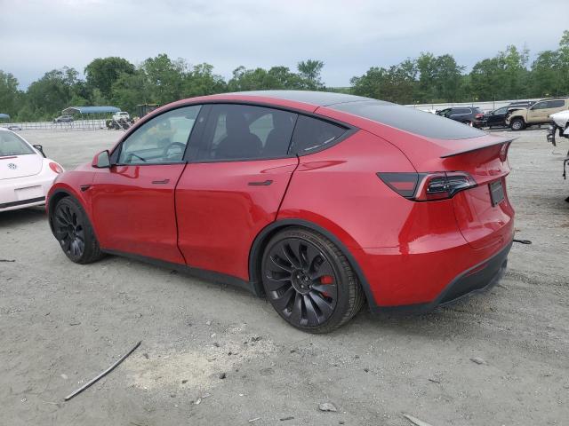  TESLA MODEL Y 2023 Czerwony