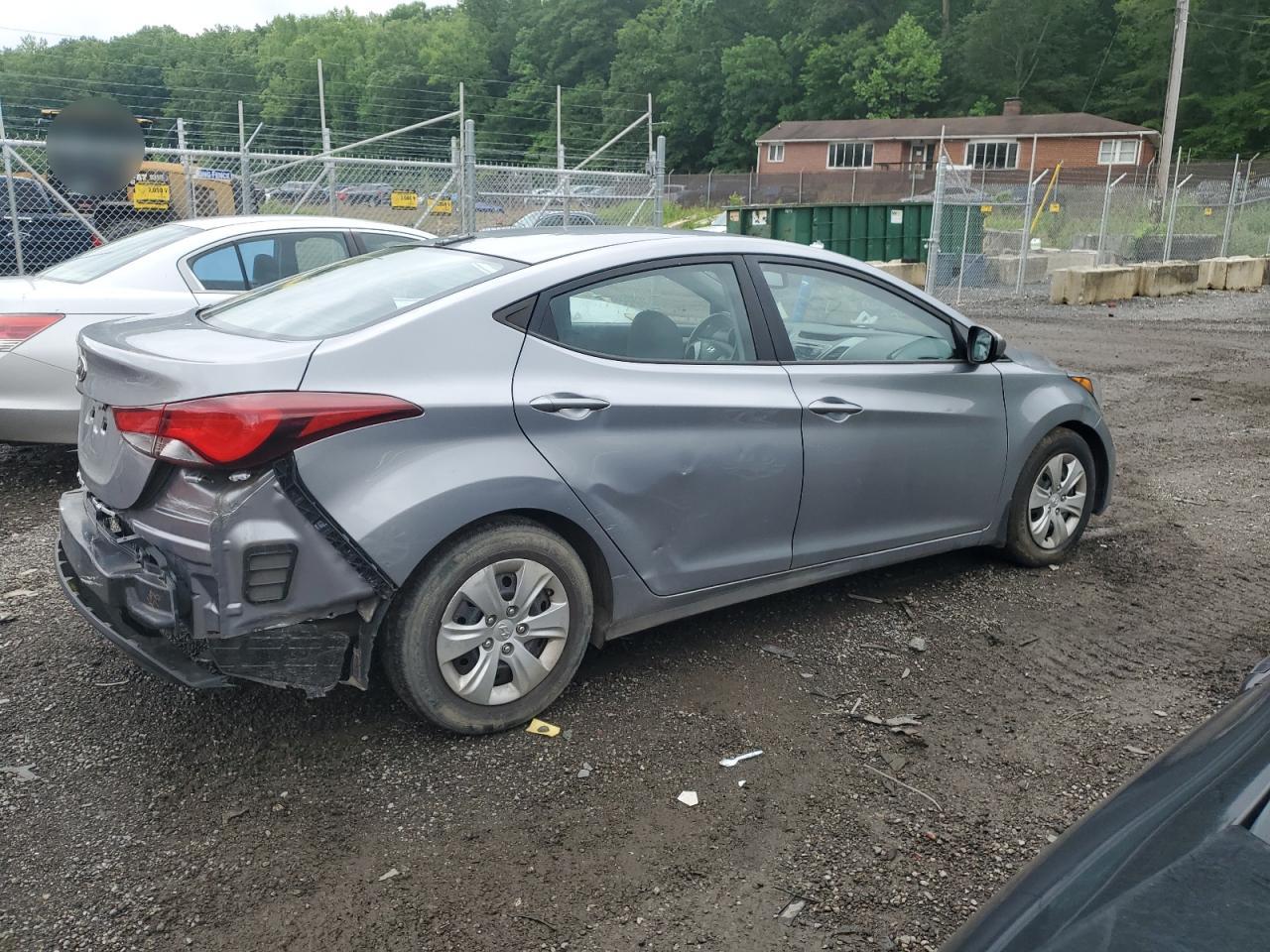 5NPDH4AE8GH727086 HYUNDAI ELANTRA 2016