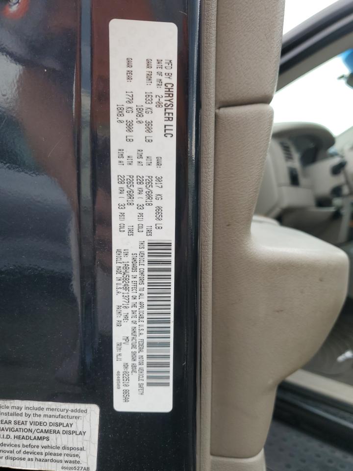 2008 Chrysler Aspen Limited VIN: 1A8HW58248F137710 Lot: 58019855