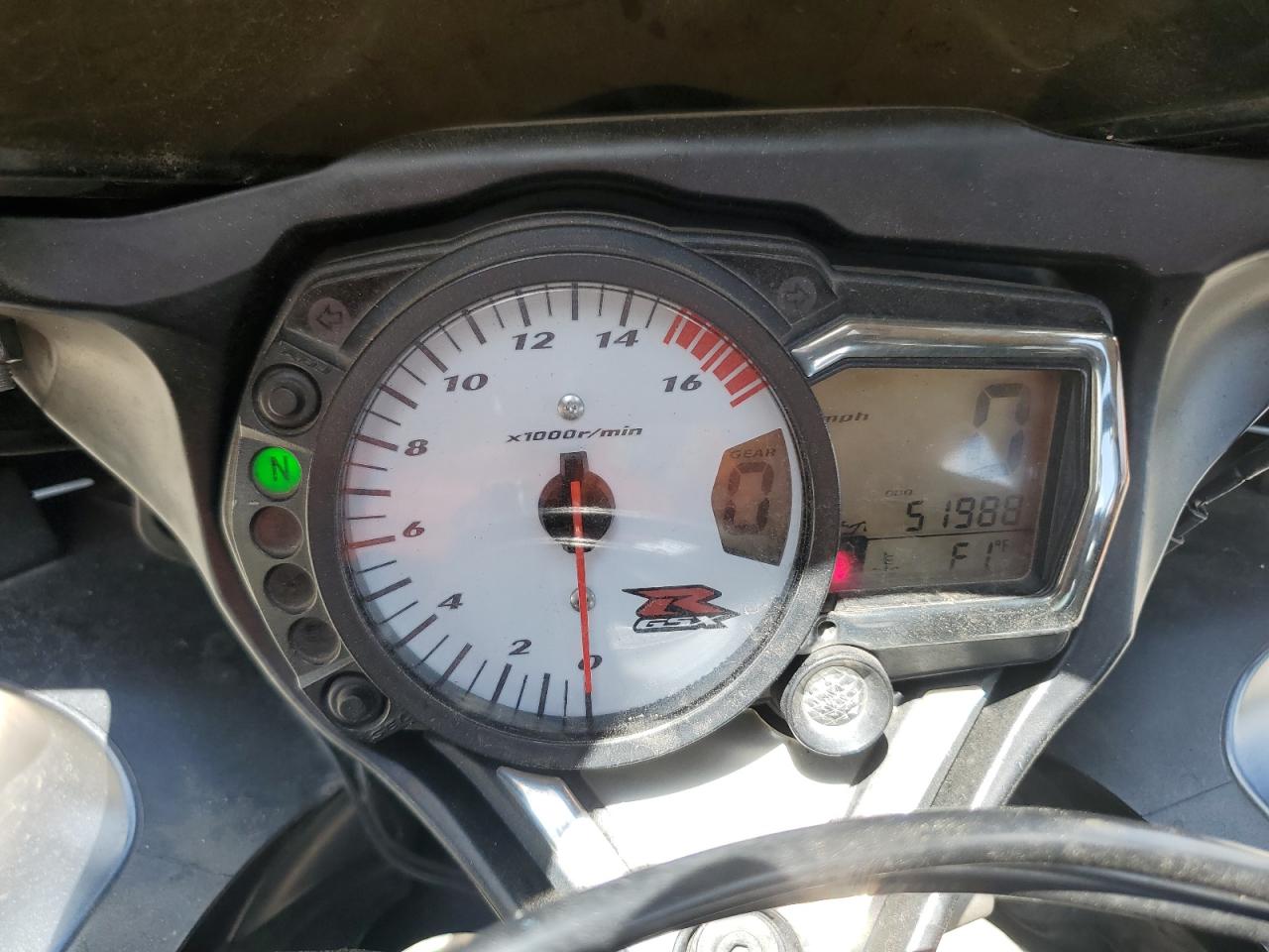 2007 Suzuki Gsx-R750 VIN: JS1GR7KA772105968 Lot: 55139745