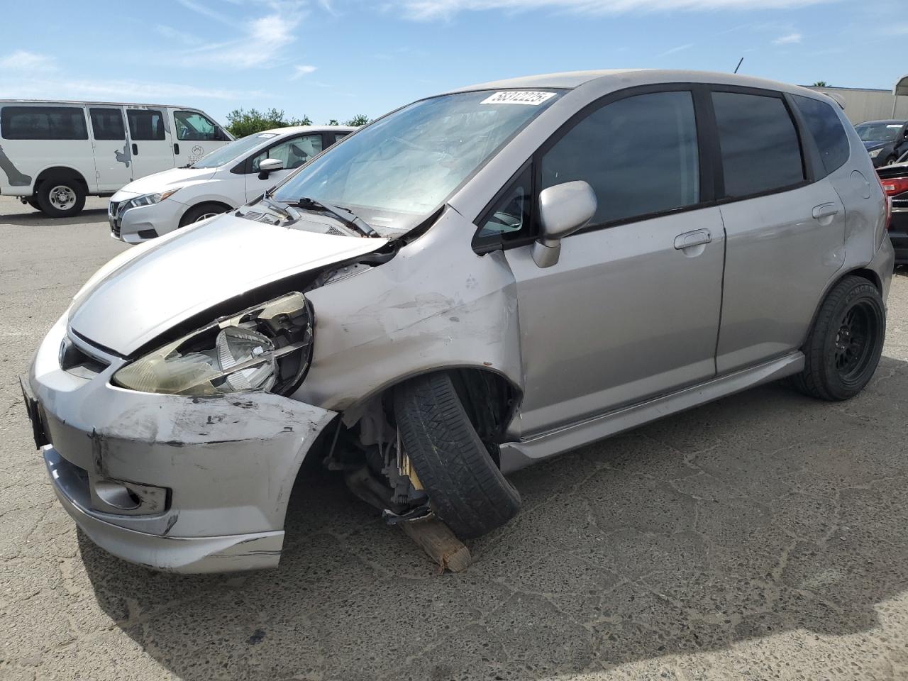 2007 Honda Fit S للبيع في Fresno، CA - Front End