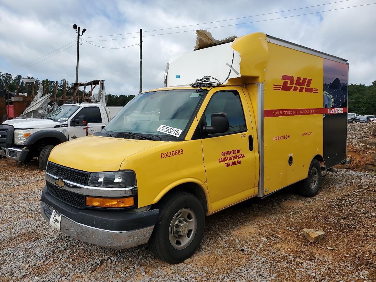 2020 Chevrolet Express G3500 на продаже в Hueytown, AL - Top/Roof