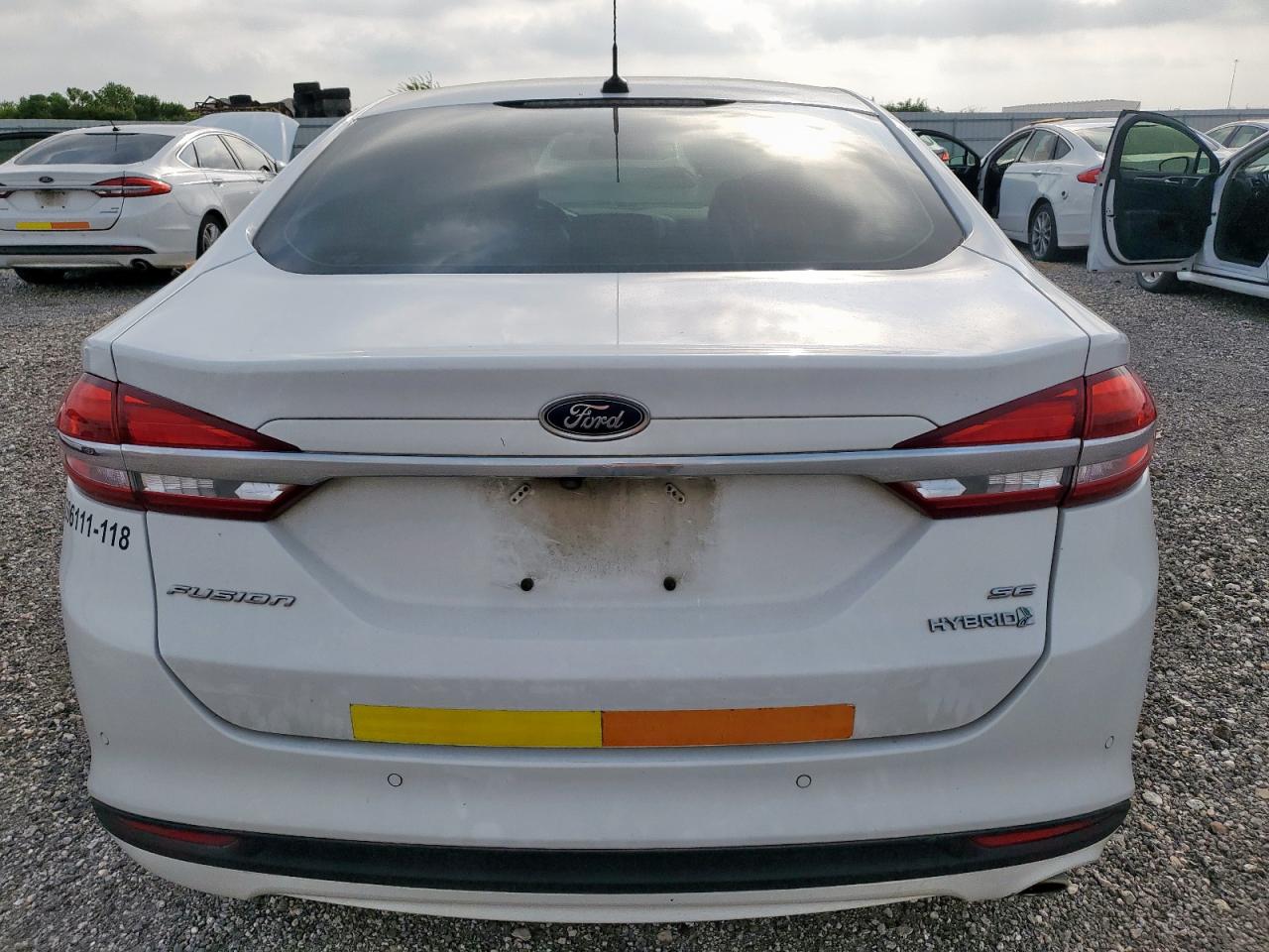 2018 Ford Fusion Se Hybrid VIN: 3FA6P0LUXJR171902 Lot: 54038075