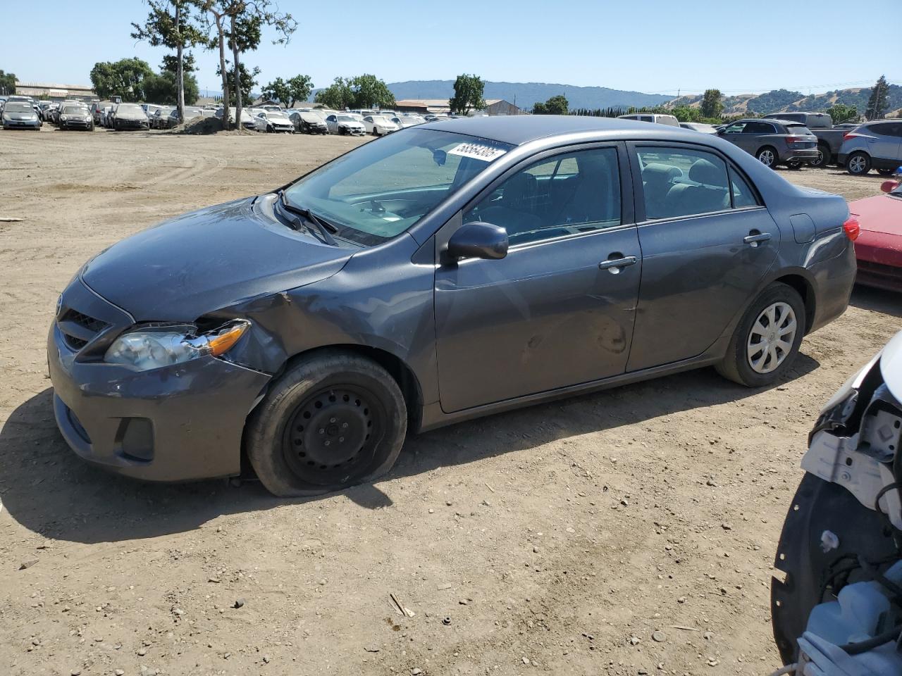 2011 Toyota Corolla Base იყიდება San Martin-ში, CA - Front End