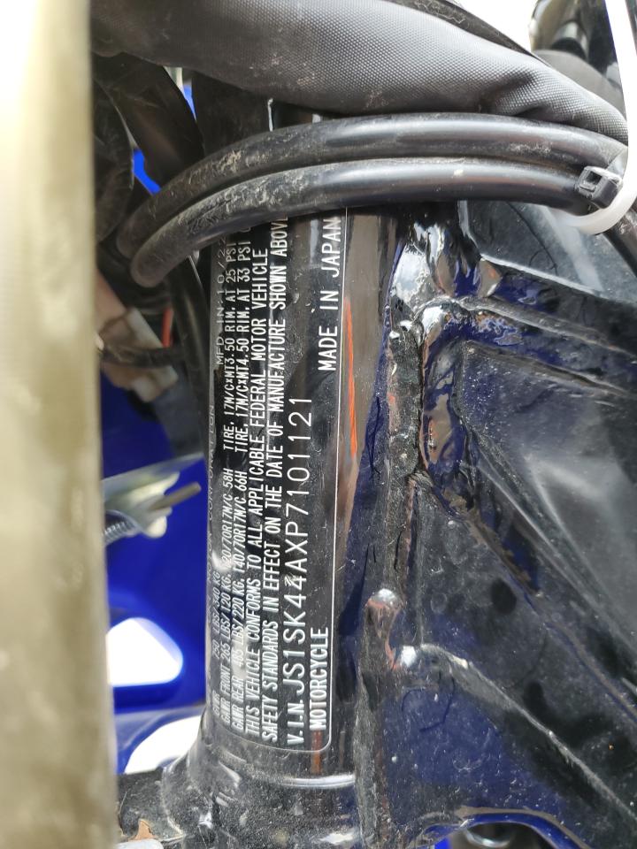 2023 Suzuki Dr-Z400 Sm VIN: JS1SK44AXP7101121 Lot: 59033505