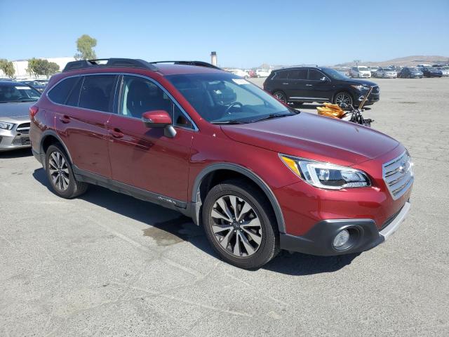  SUBARU OUTBACK 2016 Czerwony
