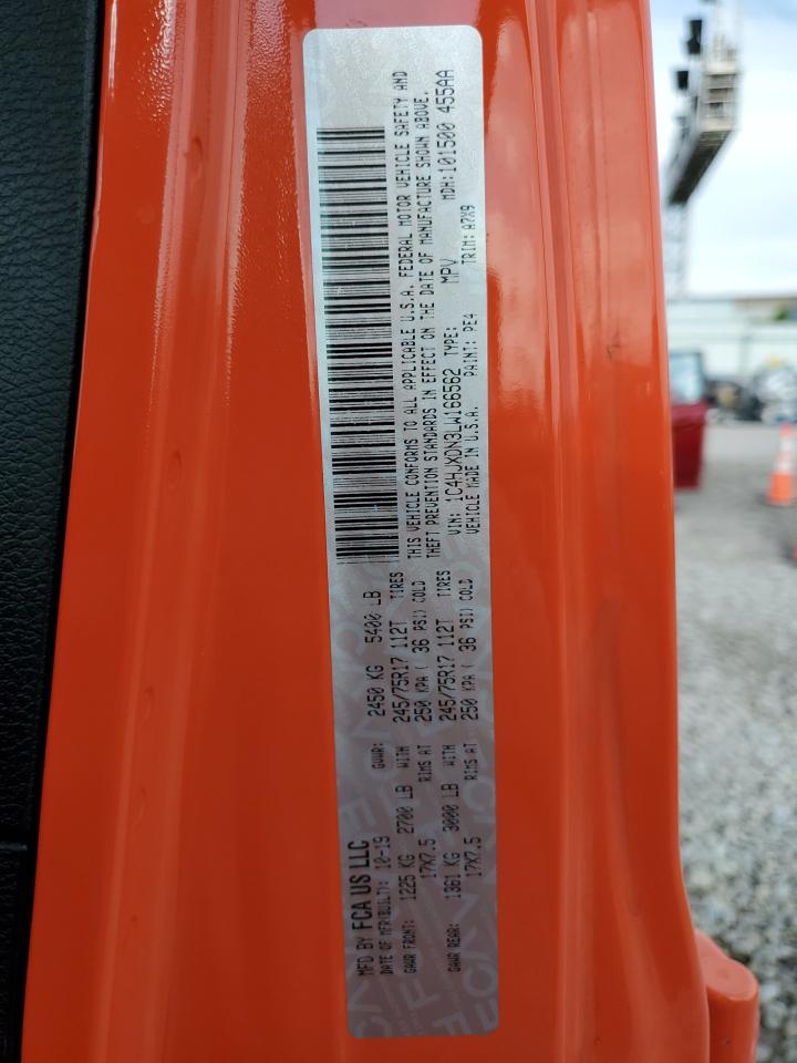 2020 Jeep Wrangler Unlimited Sport VIN: 1C4HJXDN3LW166562 Lot: 56940155