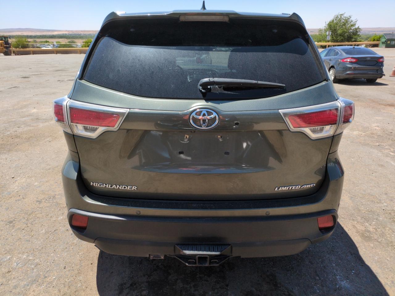 2015 Toyota Highlander Limited VIN: 5TDDKRFH2FS213504 Lot: 56873905