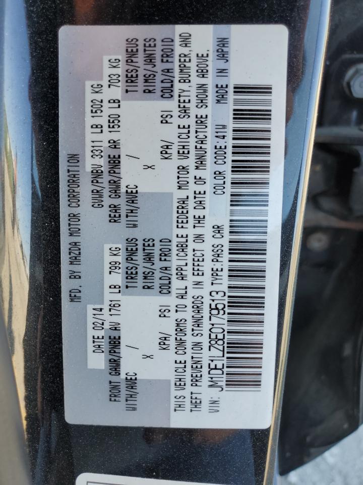 2014 Mazda Mazda2 Touring VIN: JM1DE1LZ8E0179513 Lot: 58049695